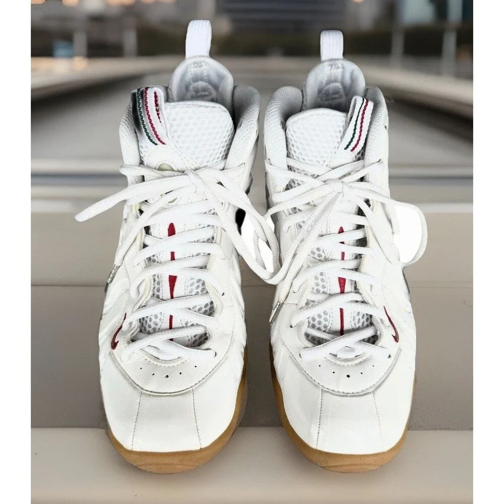 Nike Little Posite Pro GS 'Gucci' SKU: 644792 100 Sz 5.5Y/ W7 Italian Basketball